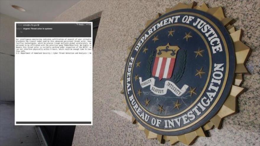 FBI confirma hackeo a uno de sus servidores de correo electrónico.

