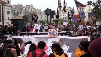 En Perú piden justicia para víctimas de las marchas contra Merino