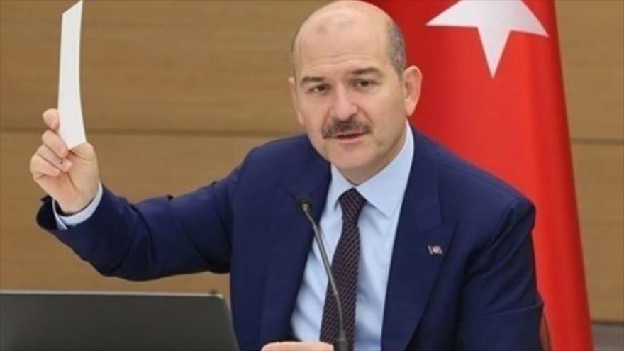 El ministro del Interior de Turquía, Suleyman Soylu.