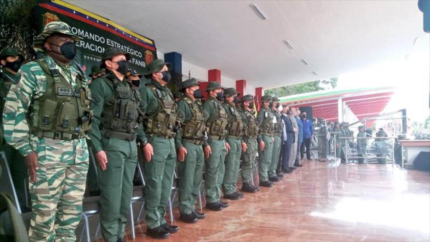 Soldados de la Fuerza Armada Nacional Bolivariana (FANB) de Venezuela.
