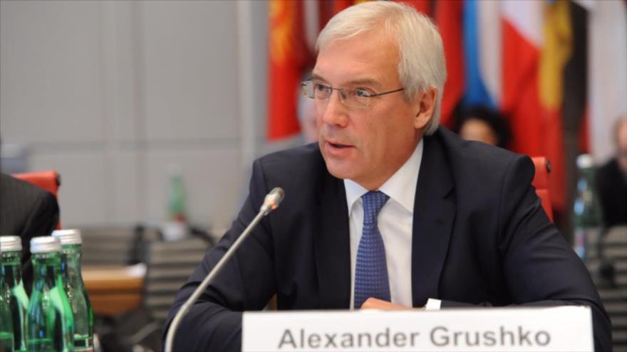 El viceministro de Asuntos Exteriores de Rusia, Alexander Grushkó.