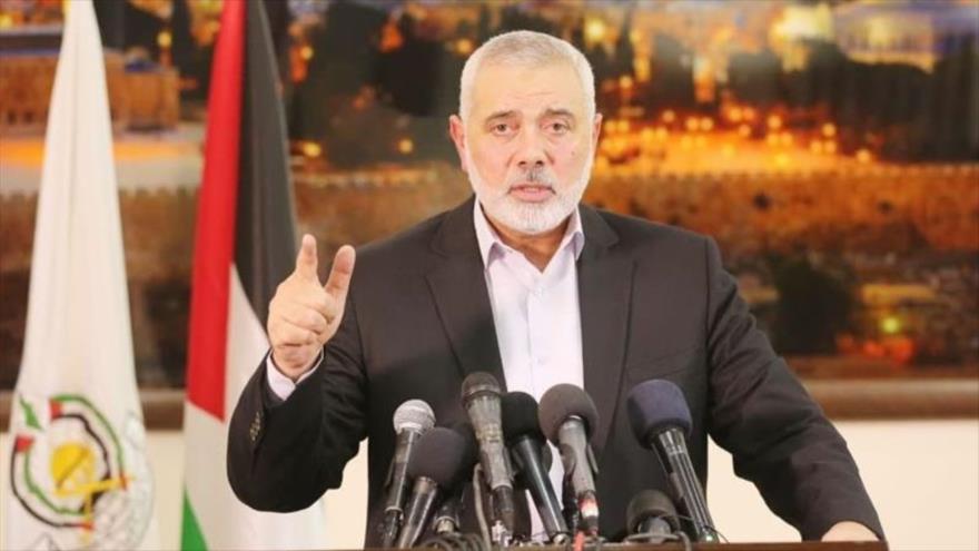 El jefe de la dirección política del Movimiento de Resistencia Islámica de Palestina (HAMAS), Ismail Haniya, 21 de mayo de 2021.