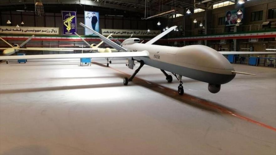 Un dron de combate de fabricación iraní llamado Gaza.