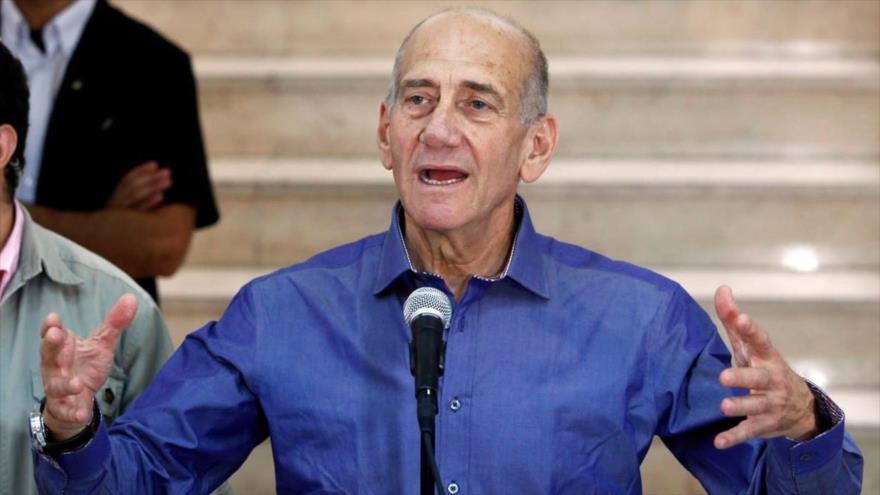 El ex primer ministro del régimen de Israel, Ehud Olmert.