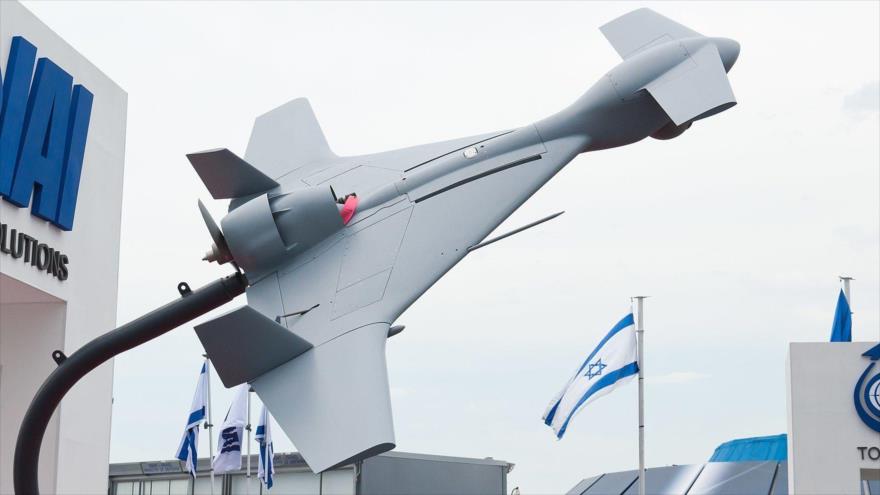 Un dron suicida israelí modelo Harop.