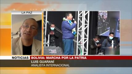 Guaraní: Marcha de los bolivianos es un acto histórico por la patria