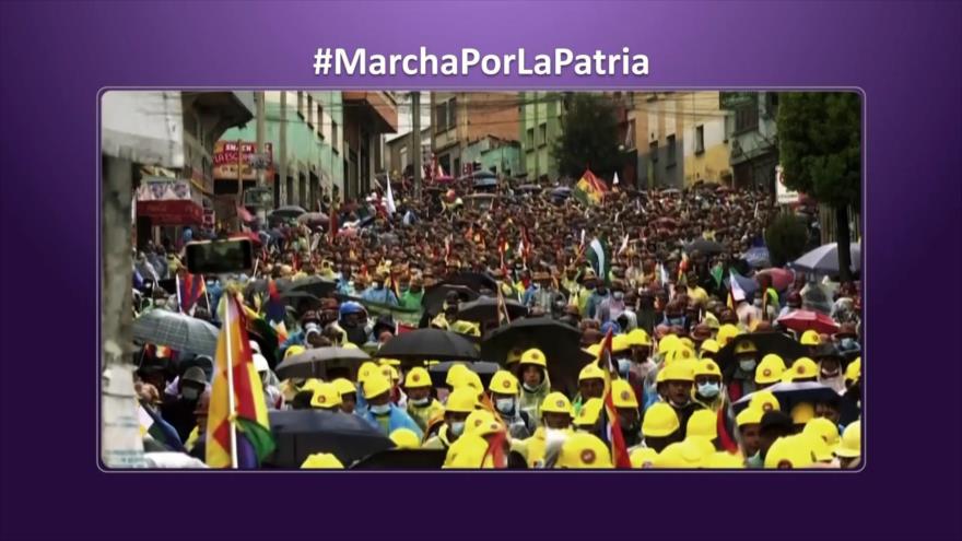 Marcha por la Patria en Bolivia | Etiquetaje