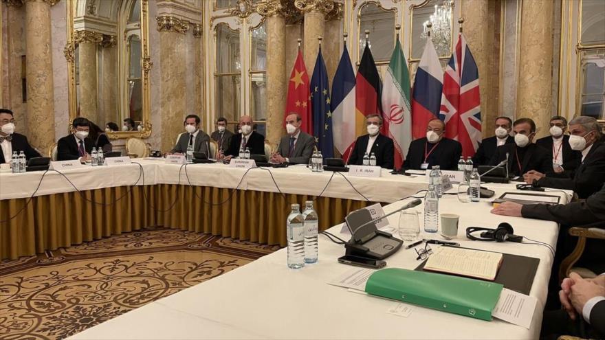 La séptima ronda de negociaciones sobre el acuerdo nuclear de Irán en Viena, Austria, 29 de noviembre de 2021.