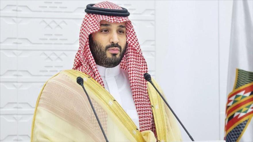 El príncipe heredero de Arabia Saudí, Muhamad bin Salman, en un acto en Riad, 22 de noviembre de 2020.
