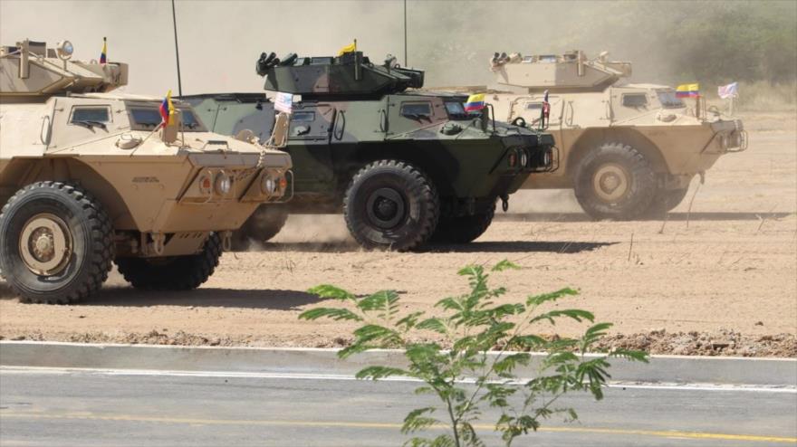 Vehículos tipo ASV M1117 entregados al Ejército Nacional de Colombia por parte del gobierno de Estados Unidos, 2 de diciembre de 2021.