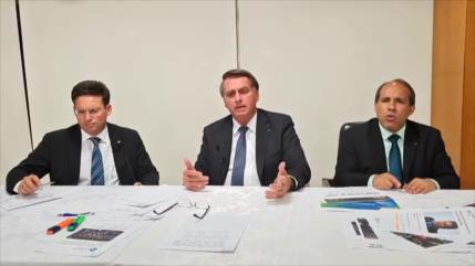Bolsonaro llama a su rival derechista “mentiroso descarado”