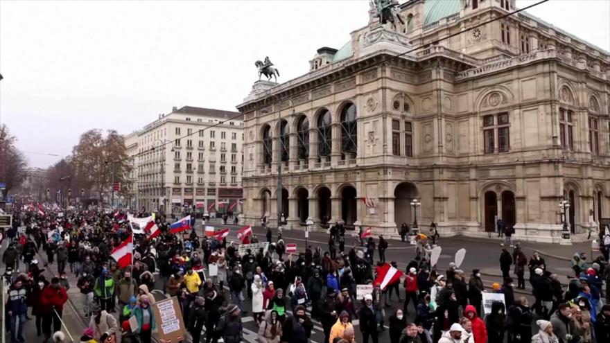 Europa, escenario de protestas contra restricciones por la COVID-19