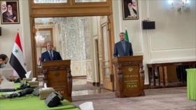 Irán respalda a Siria ante ataques de Israel y ocupación foránea