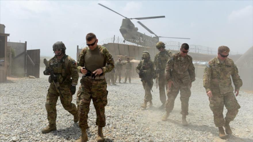 Fuerzas estadounidenses en una base militar en la provincia de Nangarhar, en Afganistán, agosto de 2015. (Foto: AFP)