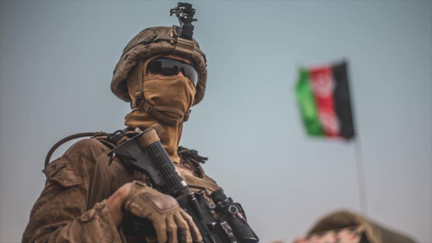Un militar estadounidense en Afganistán, 12 de marzo de 2018.