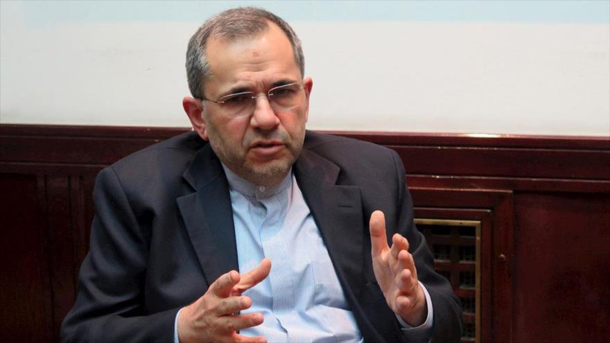 El representante permanente de Irán ante las Naciones Unidas, Mayid Tajt Ravanchi.