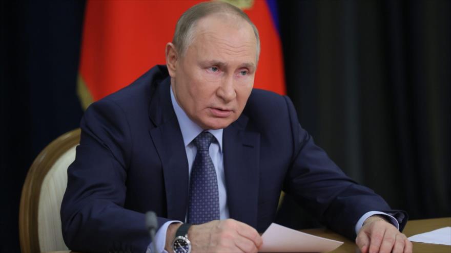 El presidente ruso, Vladimir Putin, durante una reunión en Sochi, Rusia, 7 de diciembre de 2021. (Foto: Reuters)
