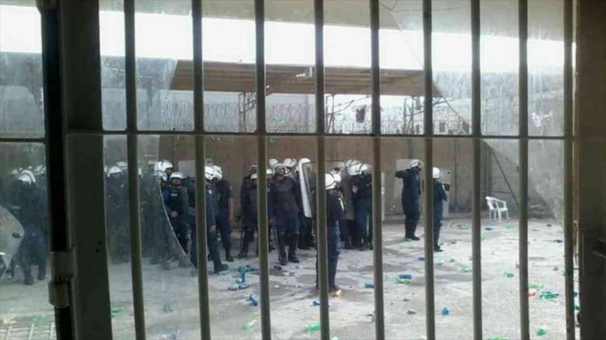 Las fuerzas bareiníes en la prisión de Jau, en el sur de Manama, la capital de Baréin.