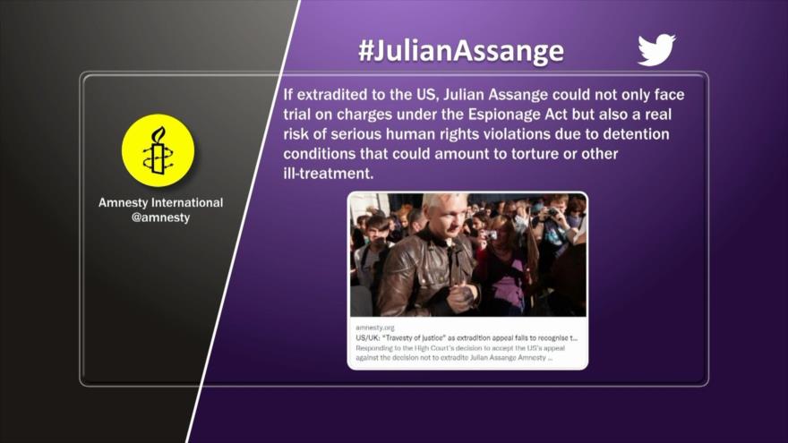 Piden liberación de Julian Assange | Etiquetaje