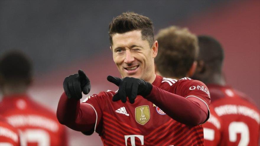 Robert Lewandowski, el delantero polaco del equipo de fútbol Bayern de Múnich. (Foto: Twitter)