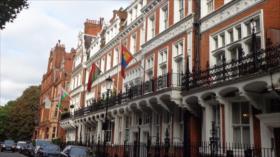 Atacan embajada bielorrusa en Londres e hieren a un diplomático