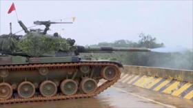 Vídeo: Tanques de Taiwán simulan respuesta a China en posible guerra