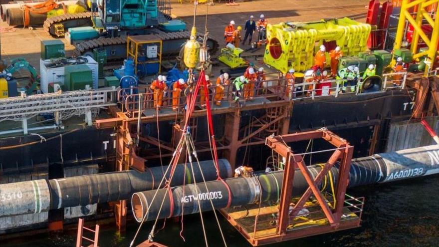 construcción del gasoducto Nord Stream 2. (Foto: Reuters) 