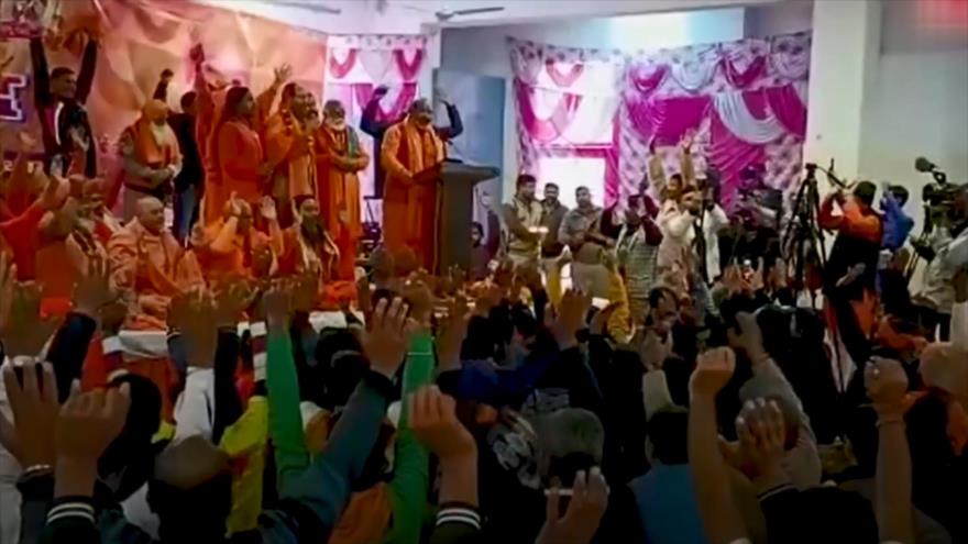 Conferencia de hindúes exige masacrar a musulmanes en La India