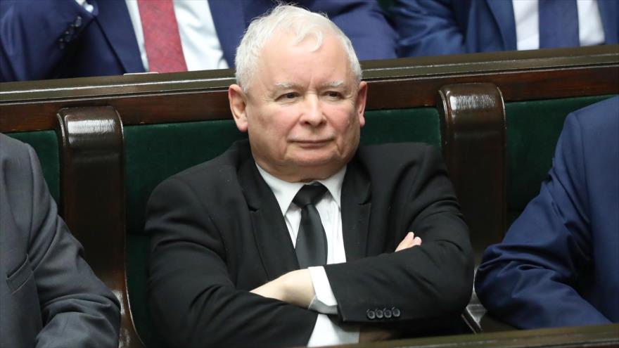 El máximo líder del partido Ley y Justicia (PiS) de Polonia, Jarosław Kaczynski.
