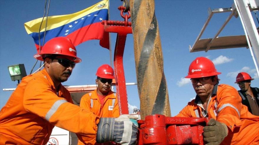 Trabajadores del sector petrolero de Venezuela.