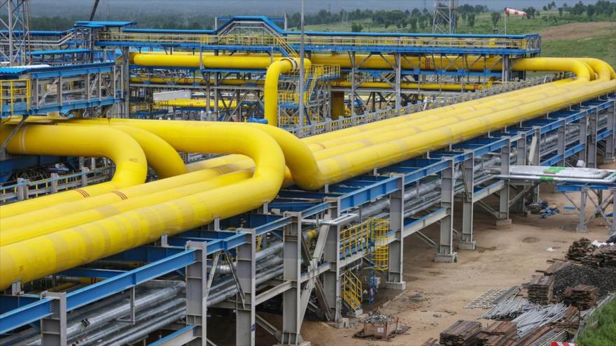Los sistemas de la compañía estatal de gas ruso Gazprom.