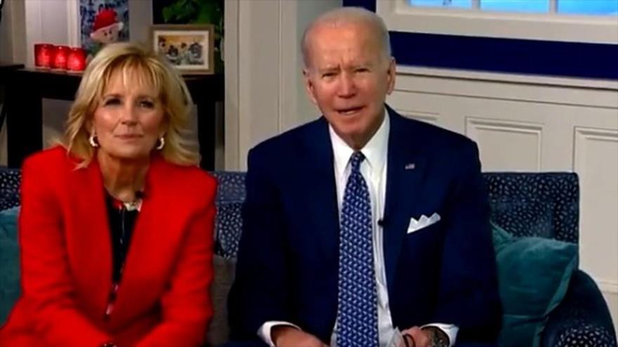 Vídeo: Insultan a Biden en plena transmisión en vivo