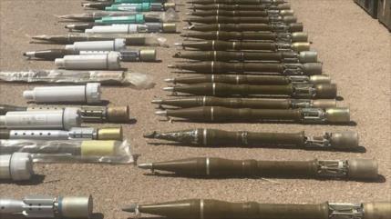 Siria halla municiones de países occidentales dejadas por terroristas