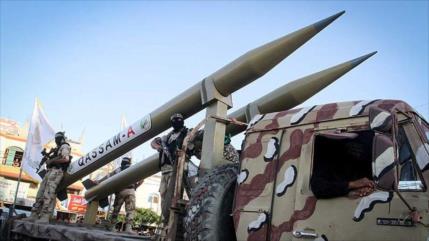 Fuerzas palestinas prueban con éxito misiles Qasem-10 en Gaza