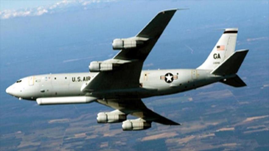 Avión estadounidense E-8C Joint Surveillance Target Attack Radar System (JSTARS).