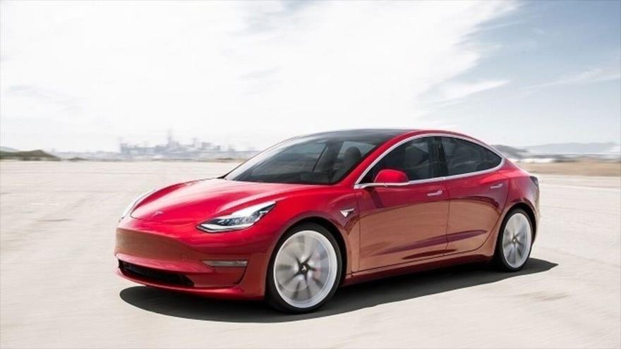 El coche eléctrico Model 3 de la compañía Tesla Inc.