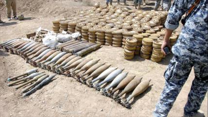 Descubren armas de EEUU en un pozo en Al-Anbar, Irak