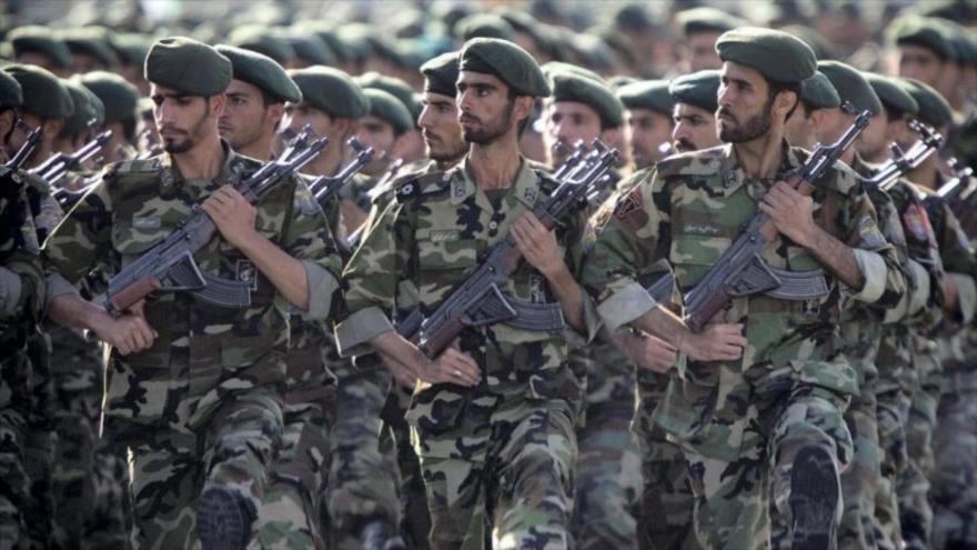 Los miembros de la Fuerza Quds del Cuerpo de Guardianes de la Revolución Islámica (CGRI) de Irán.