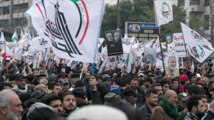 Cala hondo en EEUU masiva marcha antiocupación de iraquíes 