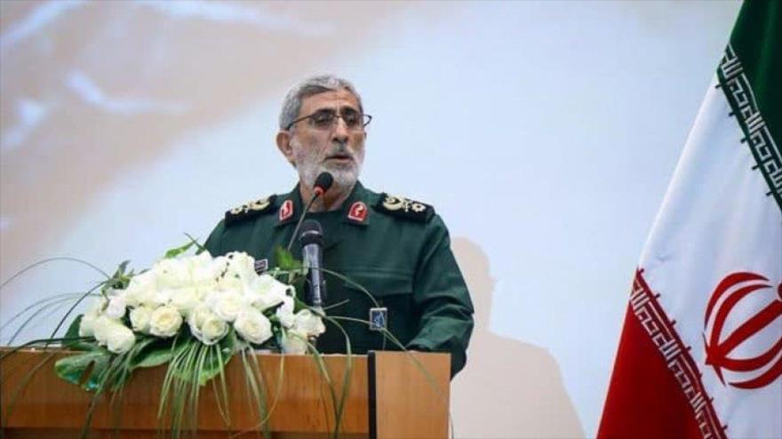 El jefe de la Fuerza Quds del CGRI de Irán, Esmail Qaani.