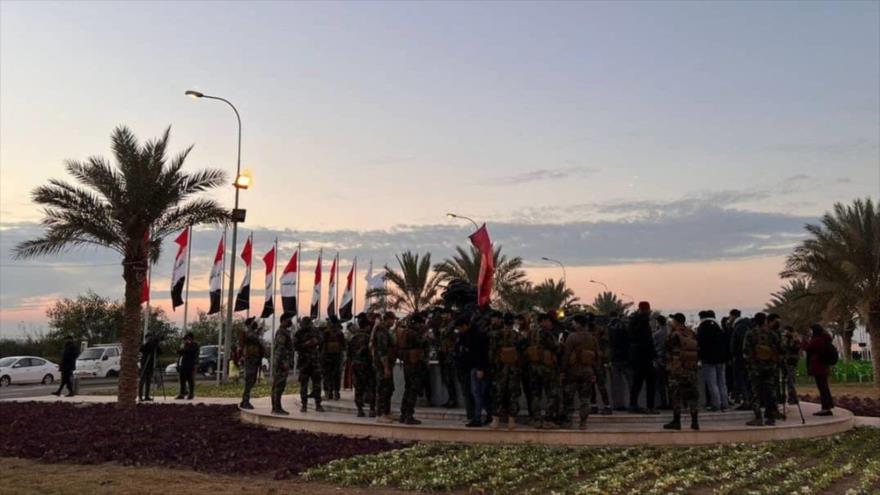 Iraquíes se congregan en Bagdad para rendir homenaje a Soleimani
