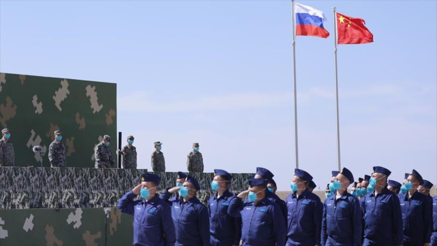 Los simulacros conjuntos de 2021 entre China y Rusia se realizan en la región china de Ningxia.