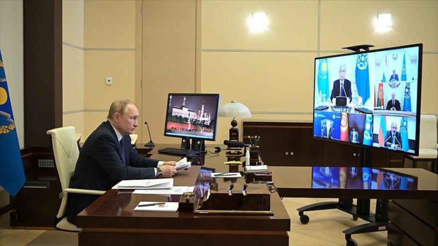 Putin defiende la reacción sin demora de Rusia en Kazajistán