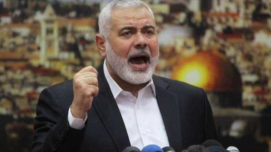 El jefe del Movimiento de Resistencia Islámica de Palestina (HAMAS), Ismail Haniya.