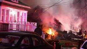 “El peor visto”: incendio arrasa con planta química en Nueva Jersey