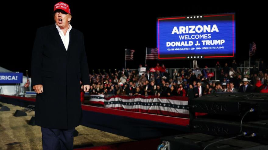 Trump carga contra Biden: EEUU “se está yendo al infierno”