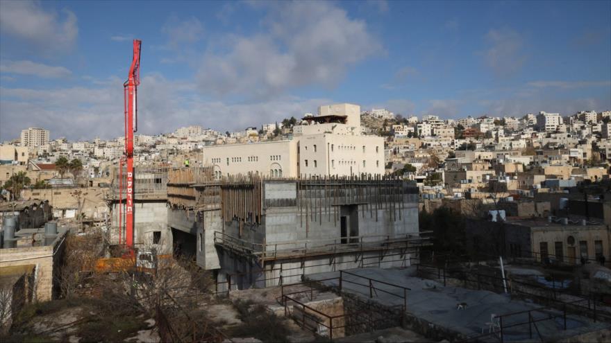 Construcción de asentamientos ilegales israelíes en Cisjordania, 3 de enero de 2022. (Foto: AFP)