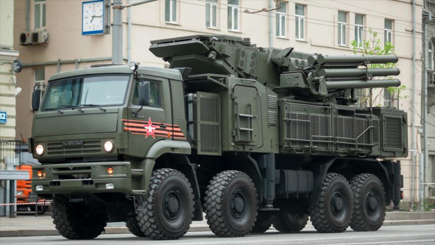 Sistema ruso de defensa aérea Pantsir-S1