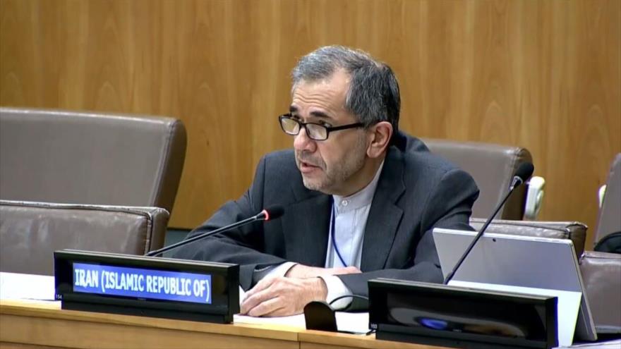 Representante permanente de Irán ante la Organización de las Naciones Unidas (ONU), Mayid Tajt Ravanchi.