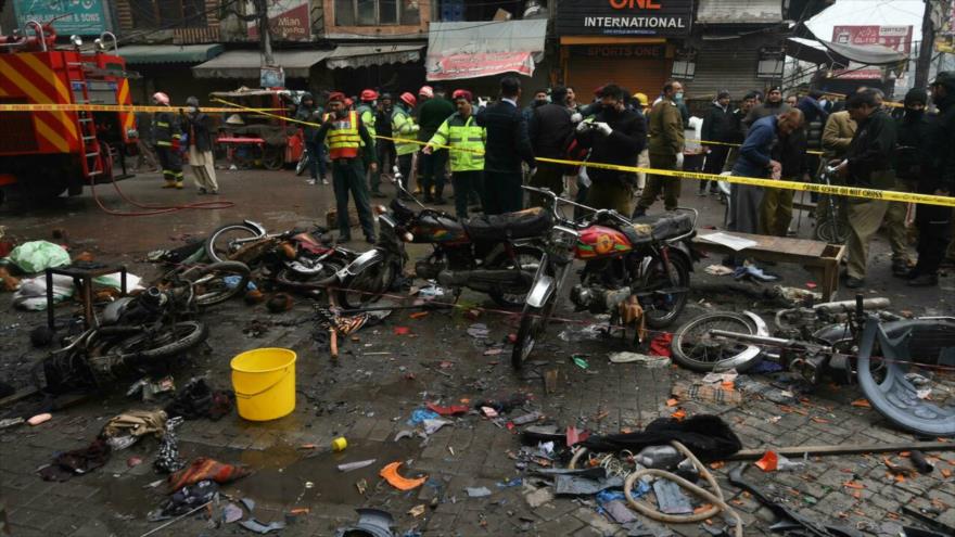 Explosión de bomba deja 2 muertos y 26 heridos en este de Paquistán